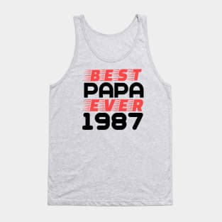 T-shirt Best papa 1987 Tank Top